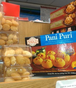 Fuchka come in clear packages or in a boxed set with some extra sauces and little crunchies. I prefer the box.