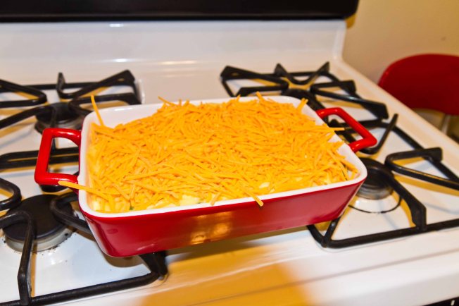 Before it goes in the oven - all layered goodness