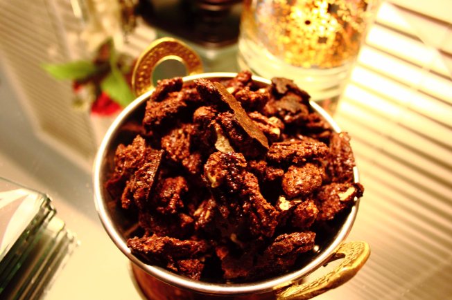 These spiced nuts disappear like magic at parties