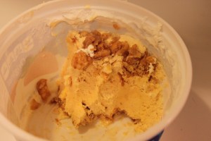 Be sure to put the extra in your Cool Whip container for some to enjoy after the party